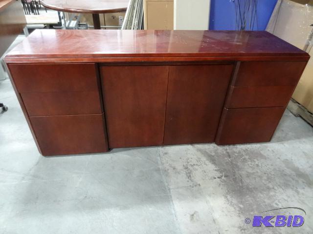 lot 255 image: Office Credenza, 2 Door and 4 Drawer 72 X 21 ...