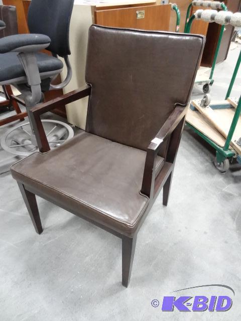 lot 263 image: Wood Framed Side Chair...