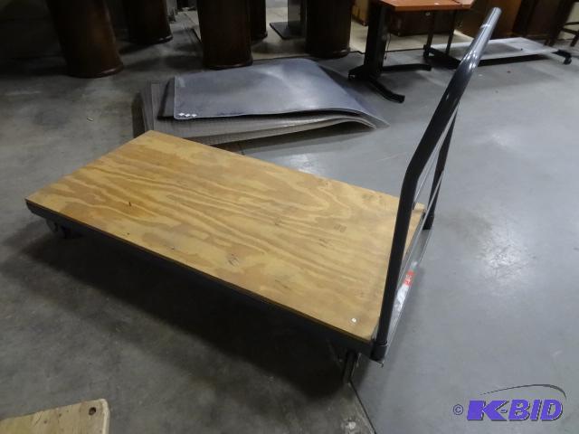lot 277 image: Jamco Heavy Duty 4 Wheel Cart 60 X 30...