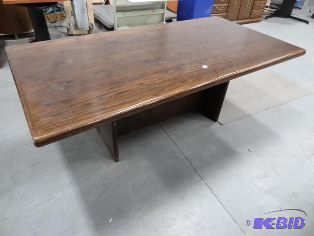 lot 283 image: Wood Conference Table 78 X 40...