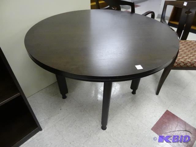 lot 40 image: 42" Round Table Legs are Adjustable Heig...