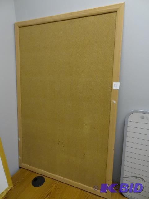 lot 51 image: 36 X 24 Cork Board...