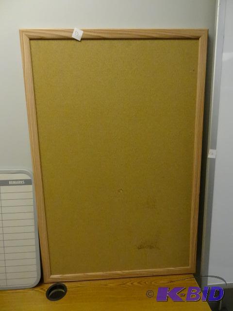 lot 53 image: 36 X 24 Cork Board...