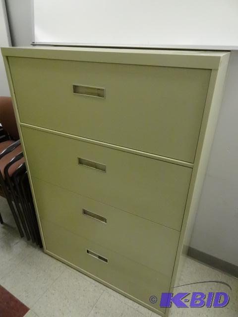 lot 59 image: 36" Metal 4 Drawer Lateral File...