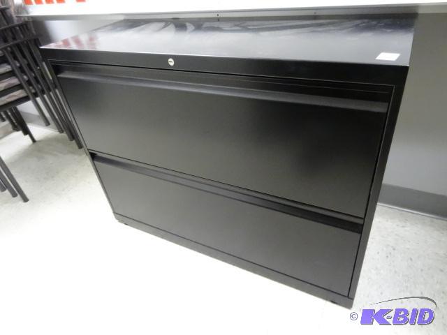 lot 63 image: 36" Metal 2 Drawer Lateral File...