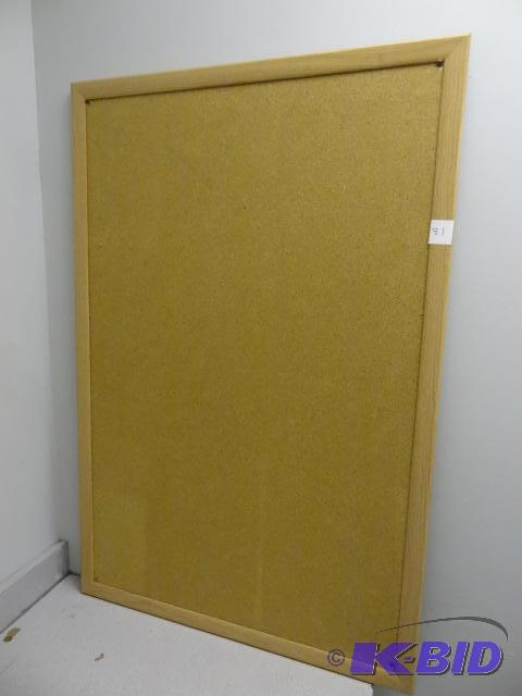 lot 81 image: 36 X 24 Cork Board...