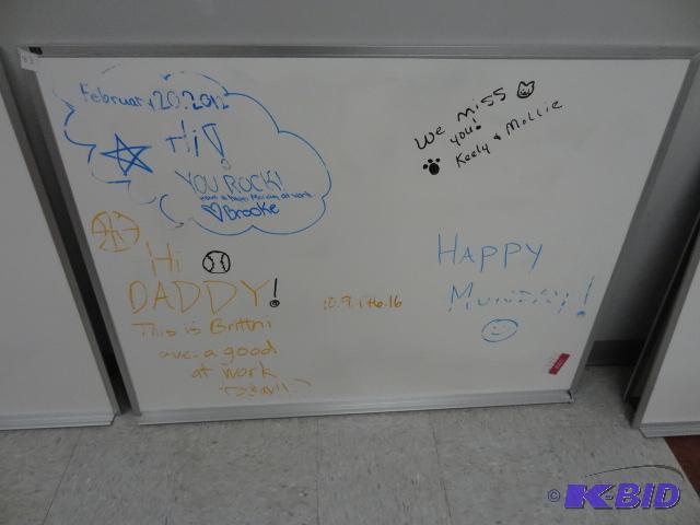 lot 83 image: 48 X 36 White Board...