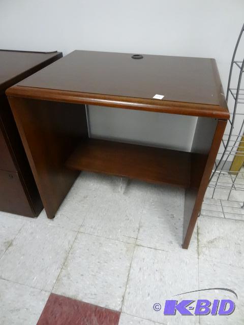 lot 99 image: National Small Wood Desk 30 X 24 X 30...
