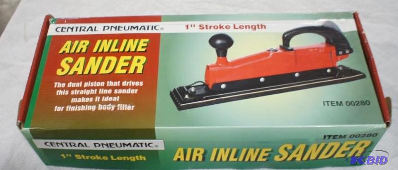 lot 35 image: NEW Central Pneumatic Air Inline Sander. 1&qu...