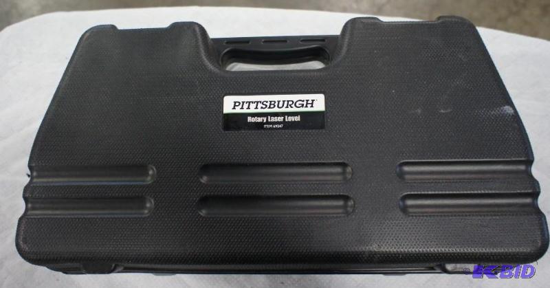 lot 37 image: NEW Pittsburgh Motorized Rotary Laser Level K...