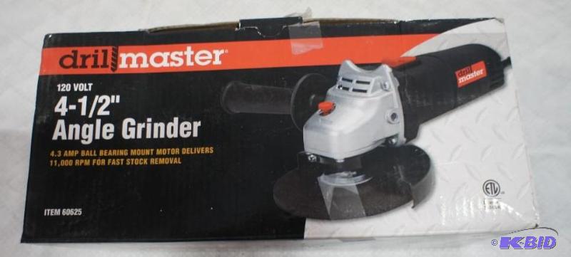 lot 38 image: Drill Master 4 12" Angle Grinder. 120 v...