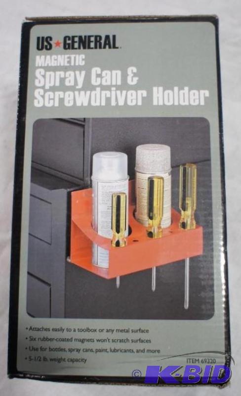 lot 49 image: US General Magnetic Spray Can  Screwdriver H...