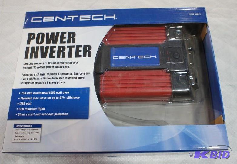 lot 50 image: Cen-Tech Power Inverter ...