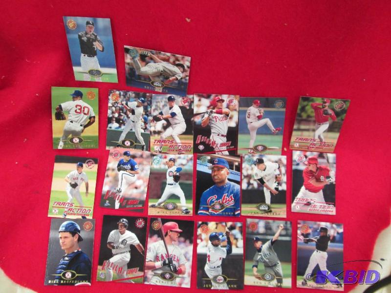 lot 102 image: Qty 20 TSC cards Yankees Trans Action John We...