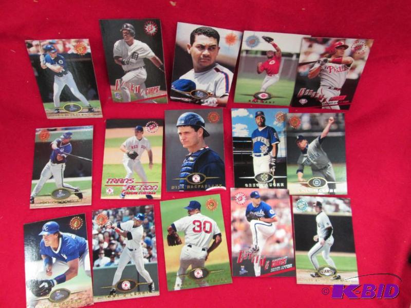 lot 108 image: Qty 15 TSC cards Giants Steve Scarsone- Seatt...
