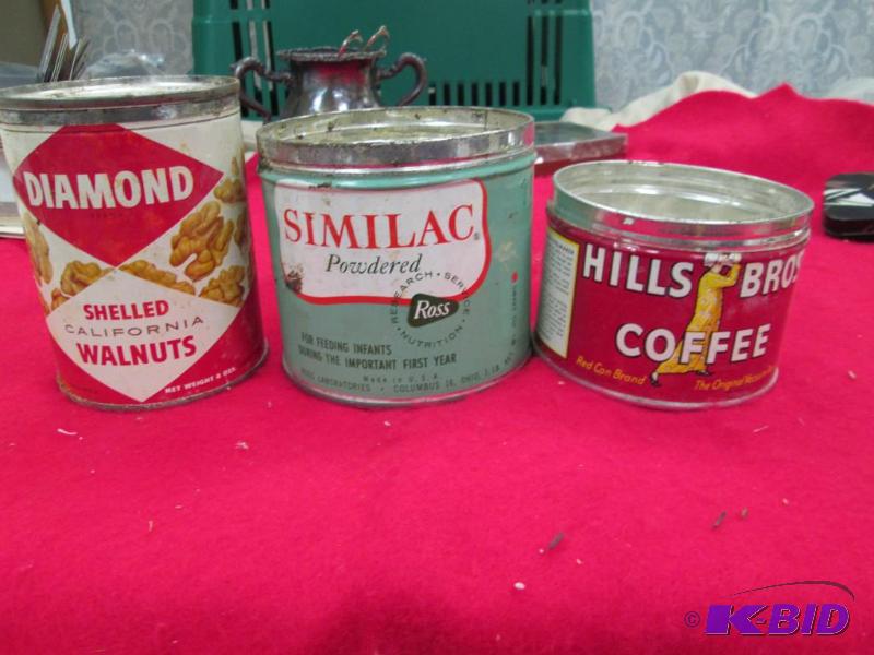 lot 11 image: Qty 3 Hills Bros Coffee Red can Brand establi...