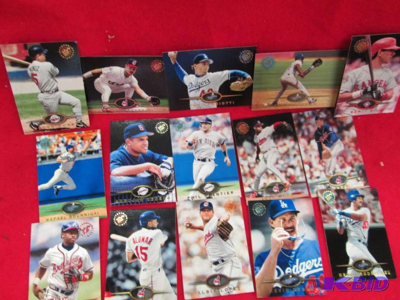 lot 111 image: Qty 15 Indians Carlos Baerga, Albie Lopez, an...