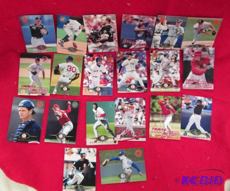 lot 114 image: Qty 20 TSC cards SX Lance Johnson, Ray Durham...
