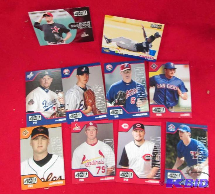 lot 121 image: Qty 10 Upper Deck 40 Man Reds Seth Etherton- ...