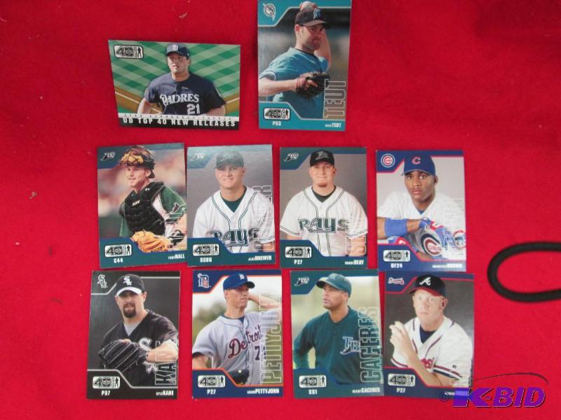 lot 122 image: Qty 10 Upper Deck 40 Man Cubs Roosevelt Brown...