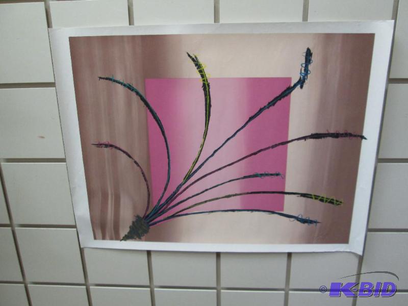 lot 140 image: Real pretty painted it is signed not for sure...