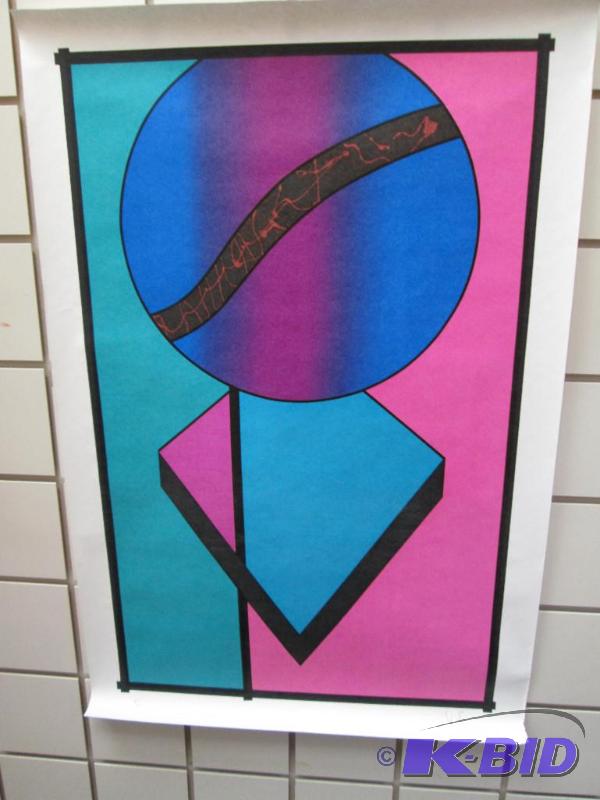 lot 141 image: Real pretty painted it is signed not for sure...
