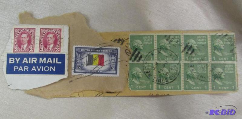 lot 154 image: Qty 11 stamps- United States Postage 5 cents,...