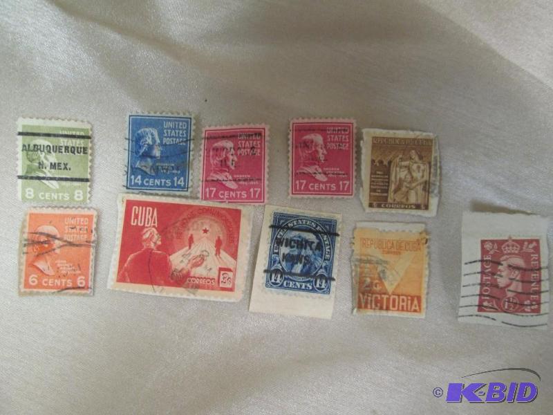 lot 158 image: Qty 10 stamps United states Postage Albaquerq...