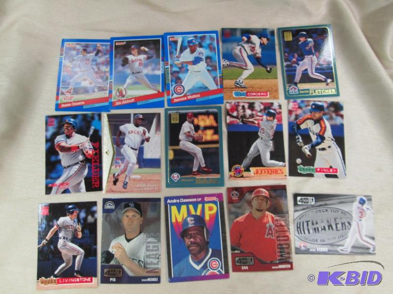 lot 163 image: Qty 15 Topps Stadium Club Tigers Scott Living...