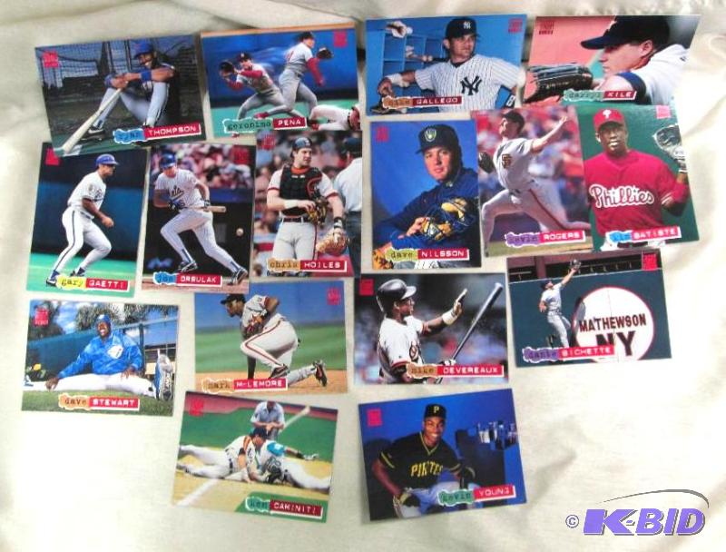 lot 166 image: Qty 16 Topps Stadium Club Rockies Dante Biche...
