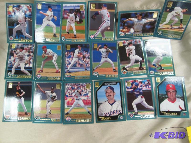 lot 169 image: Qty 18 Topps 50 years Montreal Expos Dustin H...