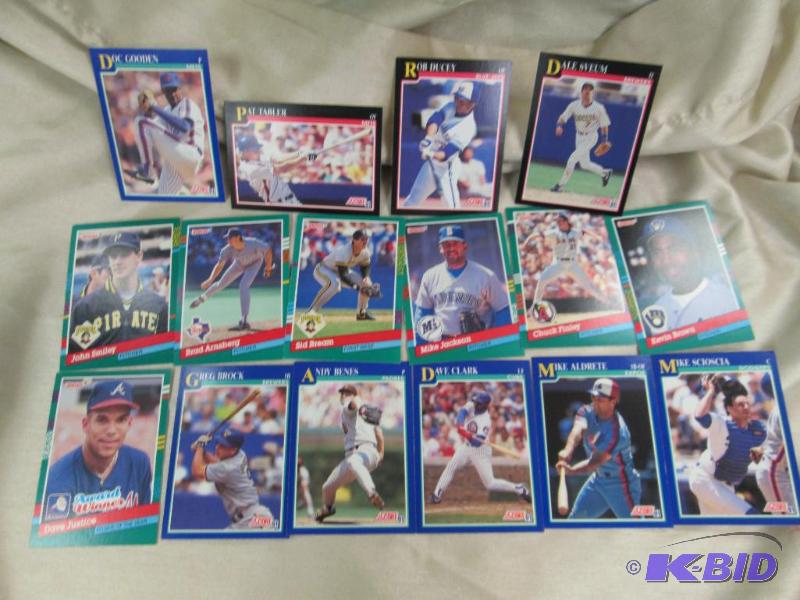 lot 171 image: Qty 16 Donruss 91 Angles Chuck Finley-Braves ...