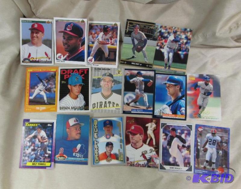 lot 178 image: Qty 17 Expos Marquis Grissom- Yankees Walt Te...