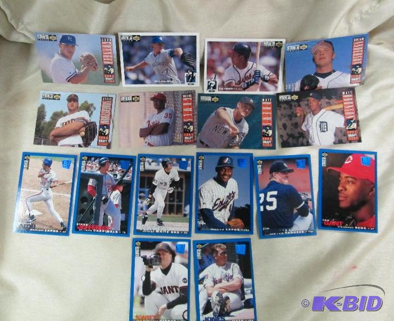 lot 179 image: Qty 16 Upper Deck Colletors choice CA Brain A...