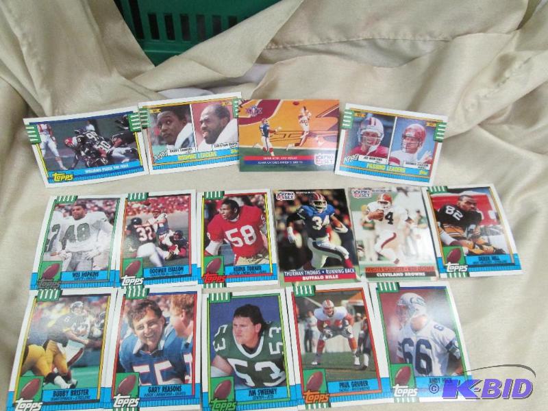 lot 182 image: Qty 15 Steelers Derek Hill and Bubby Brister-...
