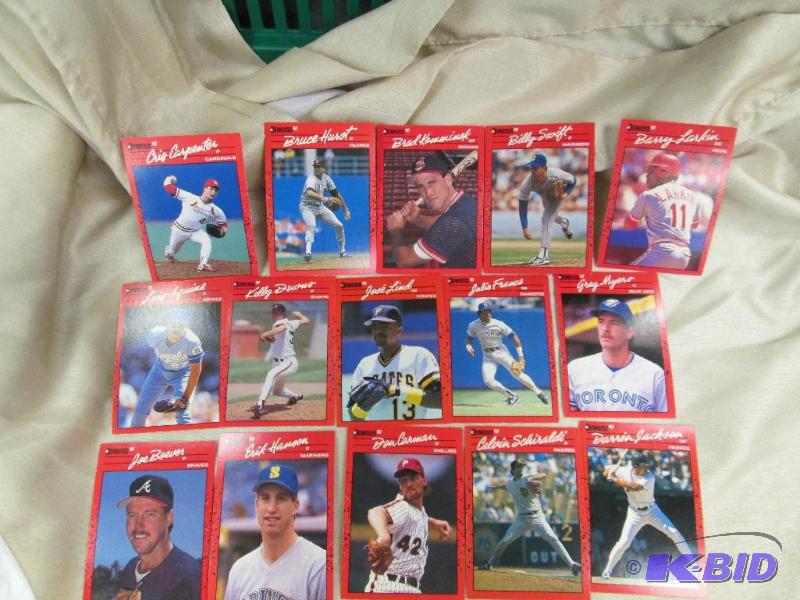lot 183 image: Qty 15 Donruss 90 cards Pirates Jose Lind- Bl...