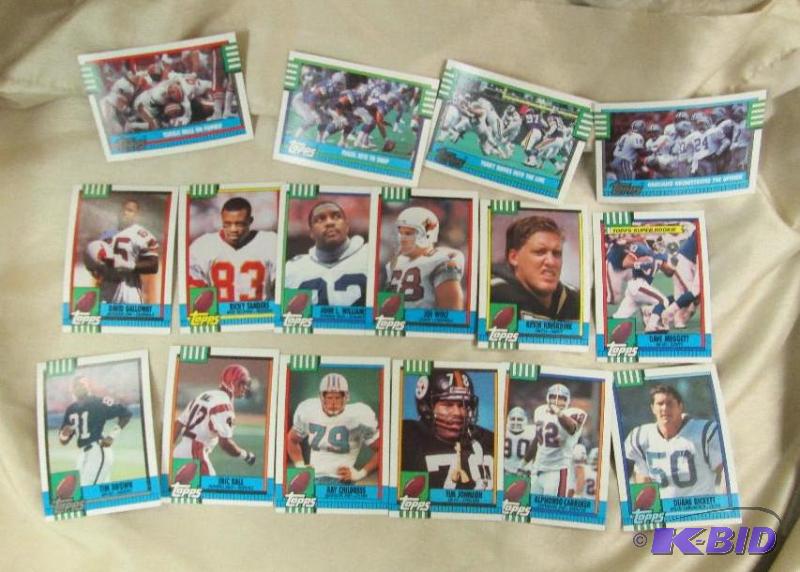 lot 185 image: Qty 16 Topps cards Steelers Tim Johnson- Raid...