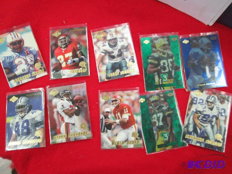 lot 26 image: Qty 10 Green Bay Robert Brooks, and Antonio F...
