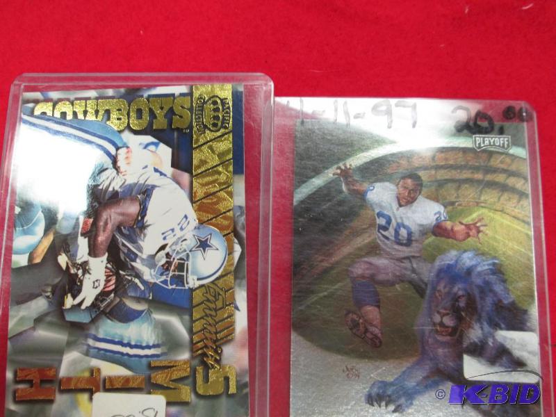 lot 27 image: Qty 2 Playoff- Barry Sanders- Julie Bells Fan...