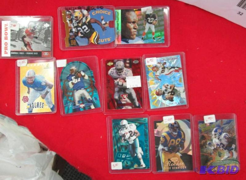 lot 28 image: Qty 10 Barry Sanders K-Jana carter 3 of 15 ca...