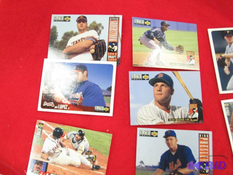 lot 36 image: Qty 11 Upper Deck Collection choice- Atlanta ...