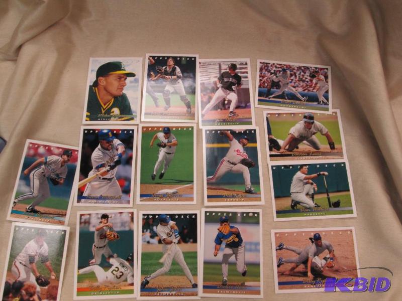 lot 50 image: Qty 15 Upper deck 1993 Dan Walters Padres  At...