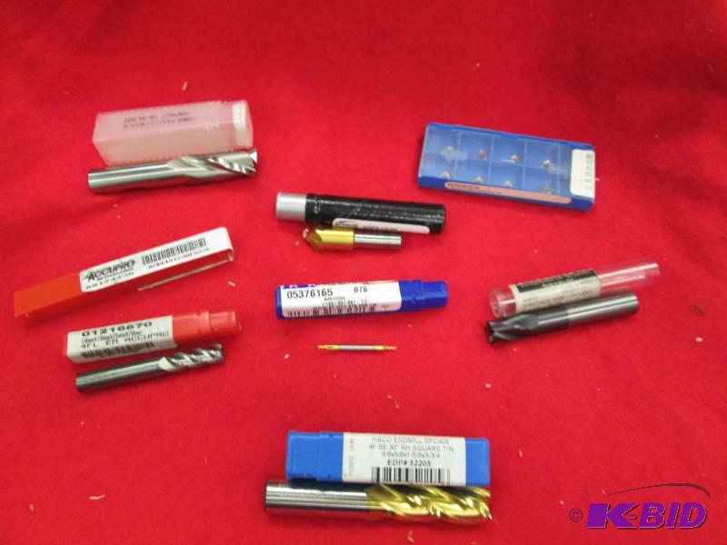 lot 58 image: Qty 8 different kinds and sizes of new drill ...