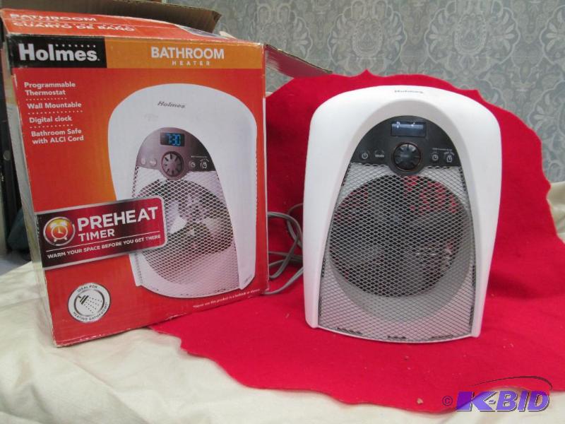 lot 85 image: Holmes Bathroom heater preheat timer warm you...