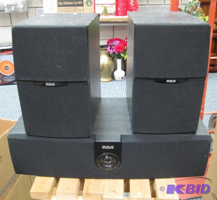 lot 88 image: Qty 3 Surround speakers model # RT2250...