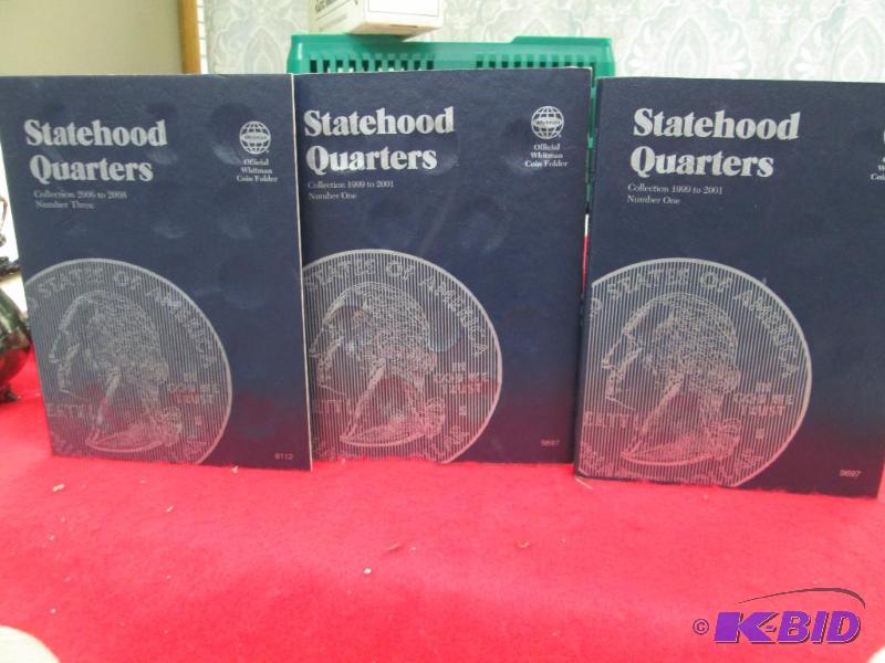 lot 9 image: Statehood Quarters collectable 1999 to 2001 a...