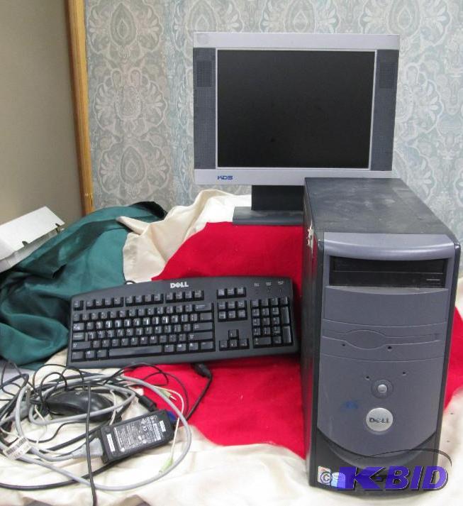lot 90 image: KDS radis moniter and dell computer window xp...