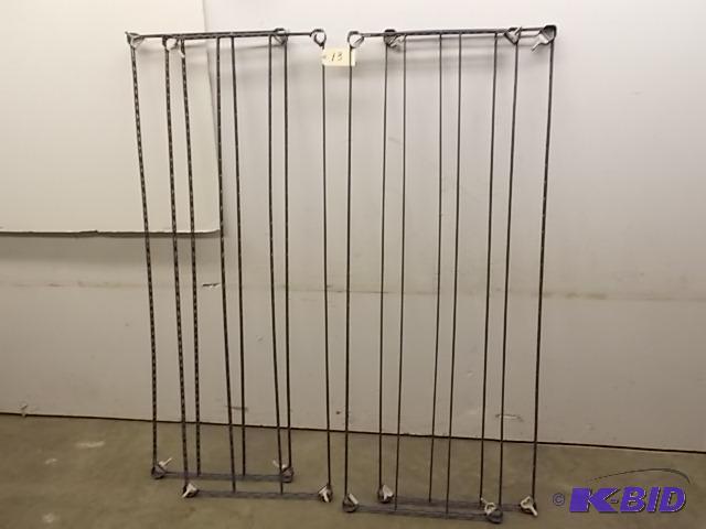 (4) Wire RackCart Shelves, 2 x 6, New...