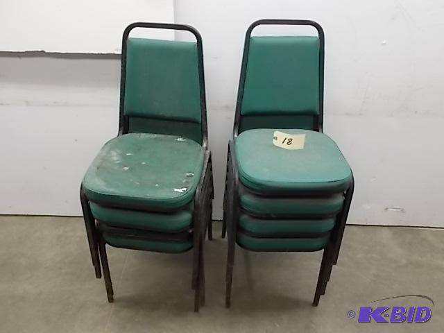 (8) Asstd Stack Chairs...