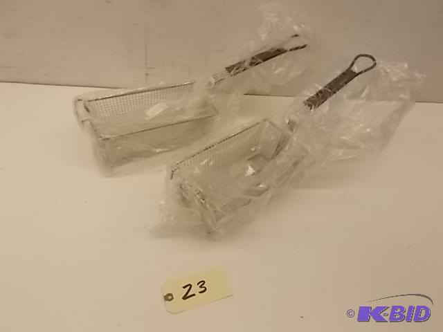 (2) Deep Fryer Baskets, 11&quot x 5&quot x ...